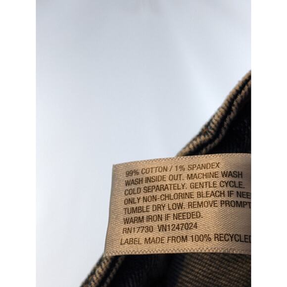 Wild Fable Denim Mini Skirt Short Jean Medium Blue Wash 2 Raw Hem Frayed Pockets - Picture 4 of 6